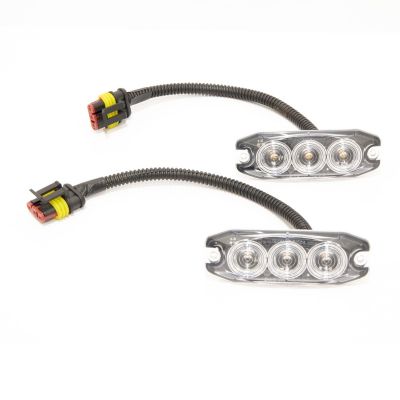 TJM Front Indicator Lamp kit suit Chaser Bumper - Pair 076SLKIT001 8th GEN 09/15-07/18 Extra C/Chas & Pick Up 95  HILUX